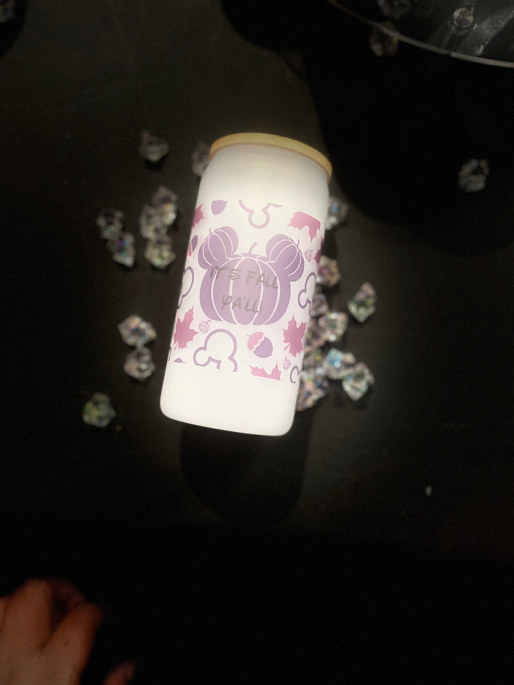 Frosted Magical Mouse Pumpkin Tumbler