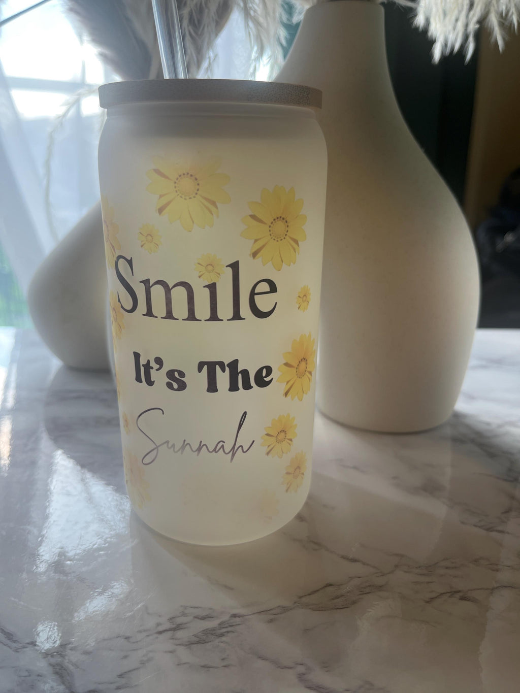 Smile it’s the Sunnah Refreshing Frosted Summer Mug Tumbler